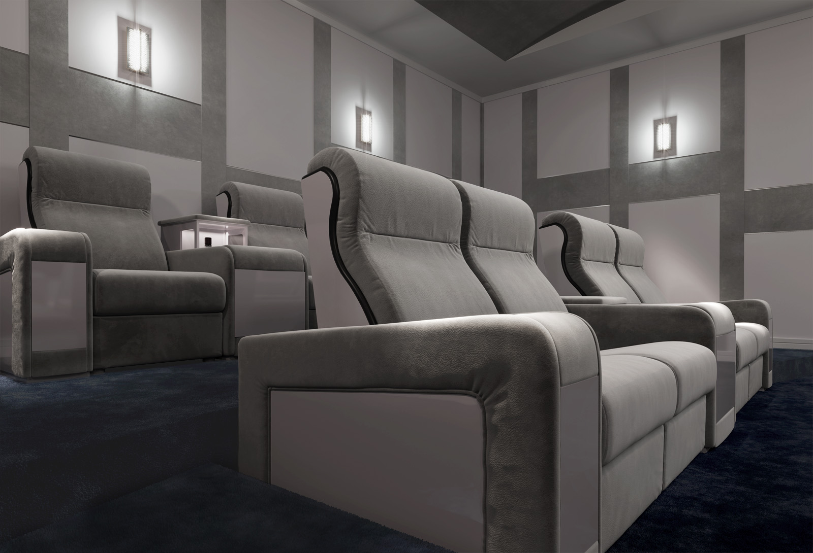 luxury cinema seats producedvismara design in italy