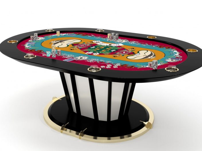 Luxury Custom Poker Table
