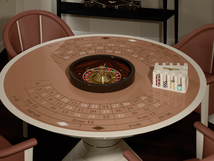 Luxury Game Roulette Table