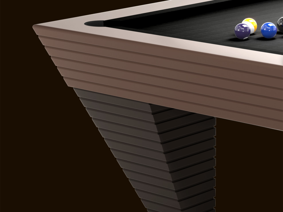 Luxury pool table made in italy for billiard lovers