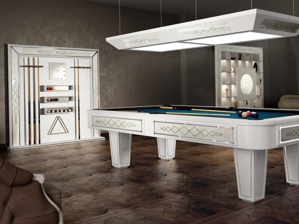 Exclusive pool table for luxury billiard room