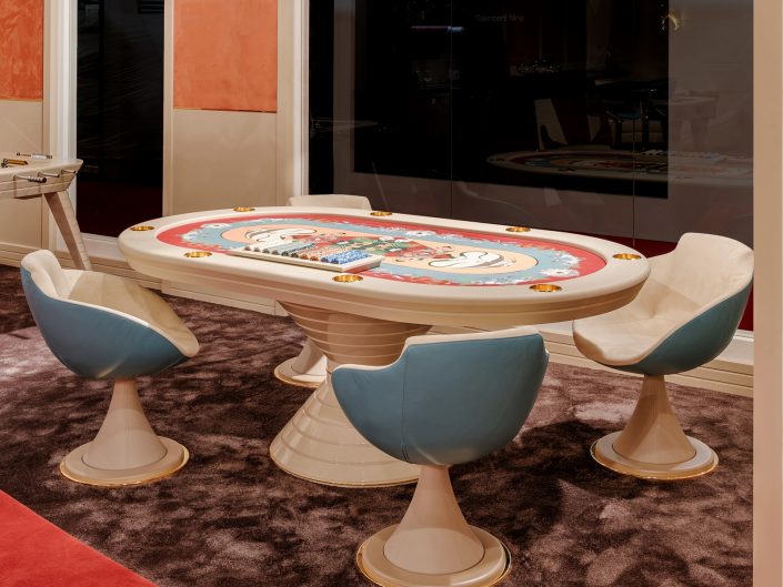 Oval Poker Table for Sale