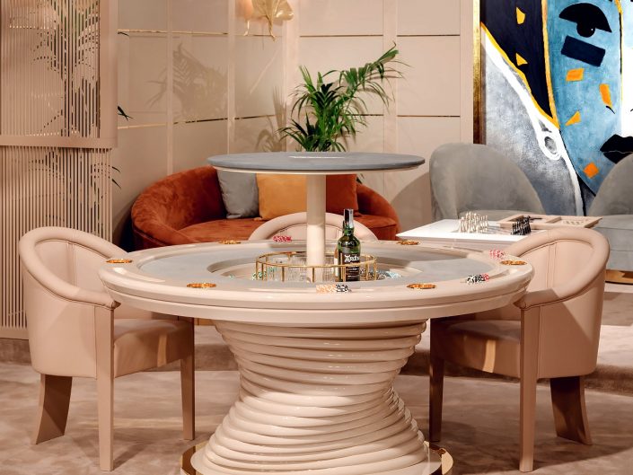 Luxury Poker Table for private villa