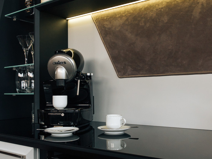 Luxury Home Bar with Coffee Machine