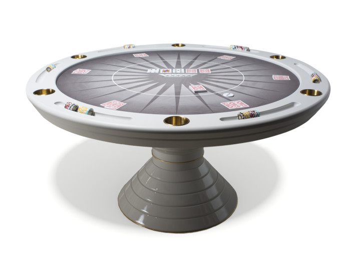 Luxury Round Poker Table Made in Italy