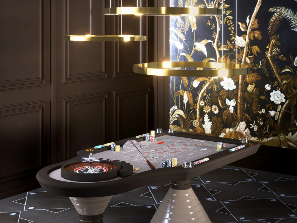 Luxury Roulette Table for private casino
