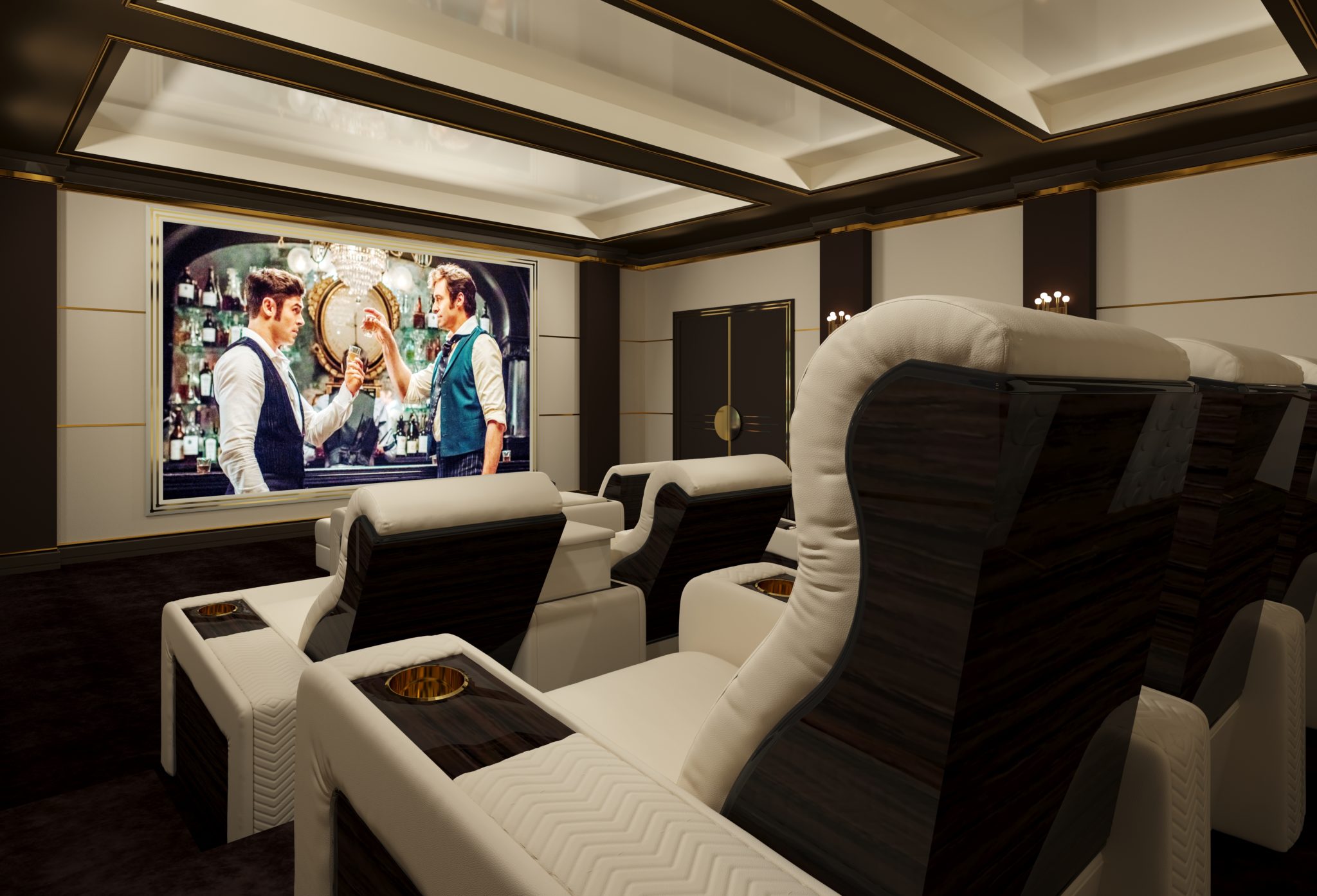 luxury homes theater