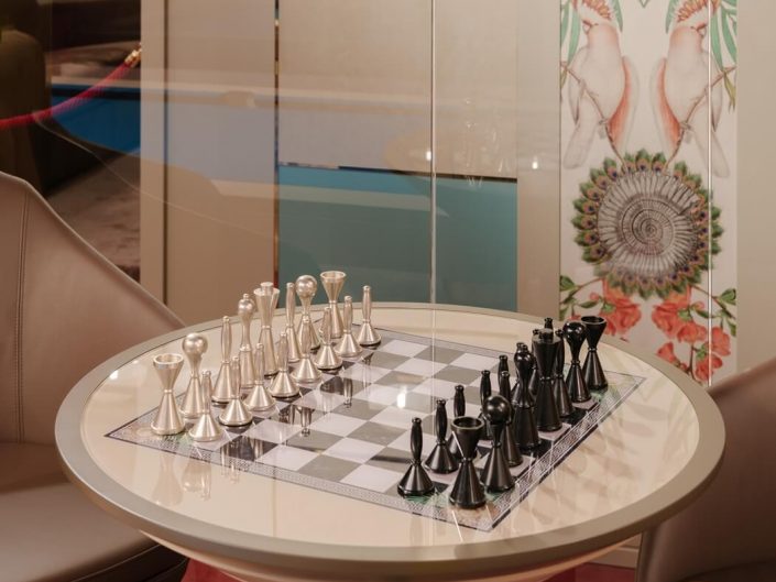 Tavolo da scacchi prodotto in Italia