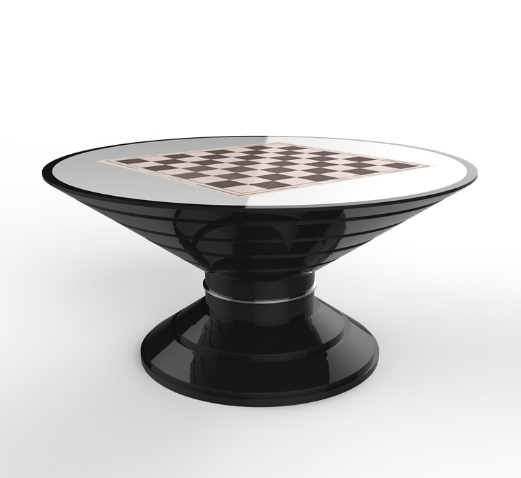 tavolino scacchi in stile contemporaneo