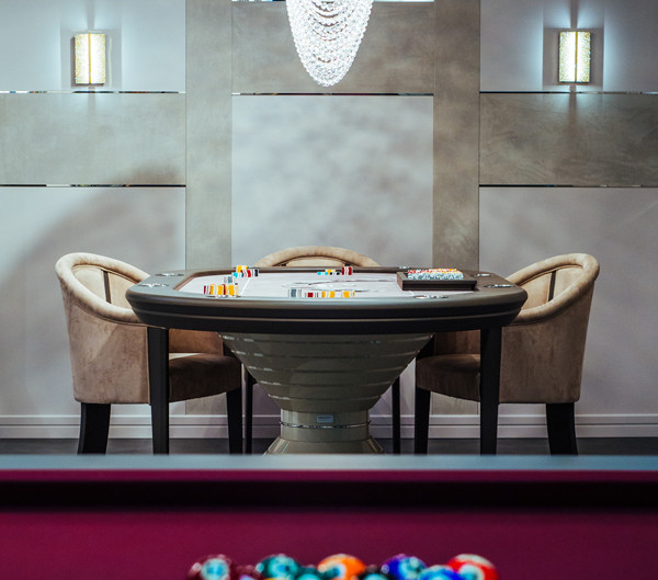 Tavolo ovale da Poker di Lusso