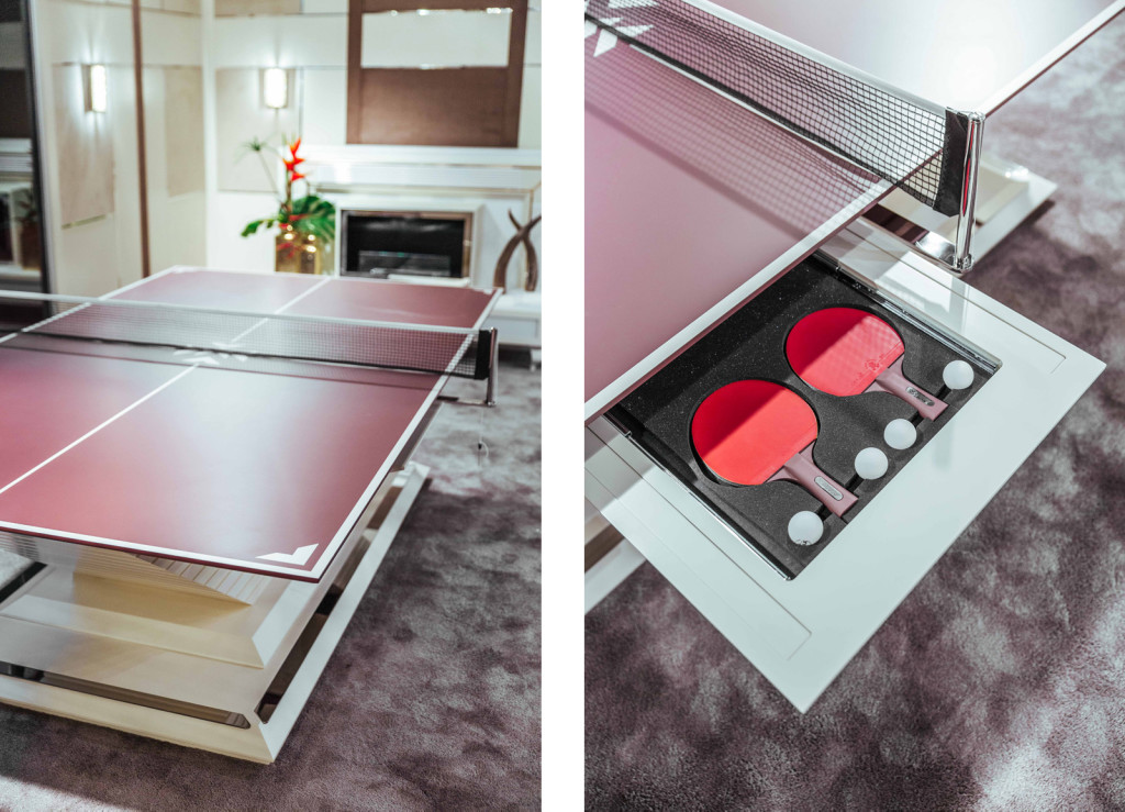 Luxury Tennis Table for sales for Ping Pong lovers, produced by Vismara design