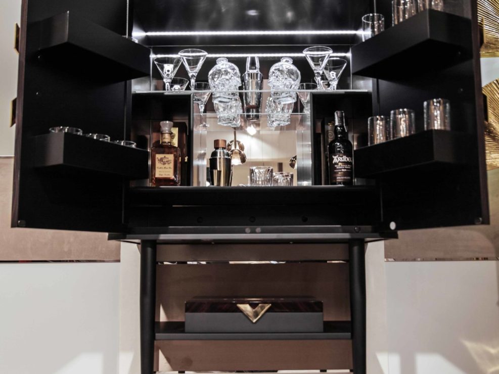 Luxury Bar Cabinet produced in Italy