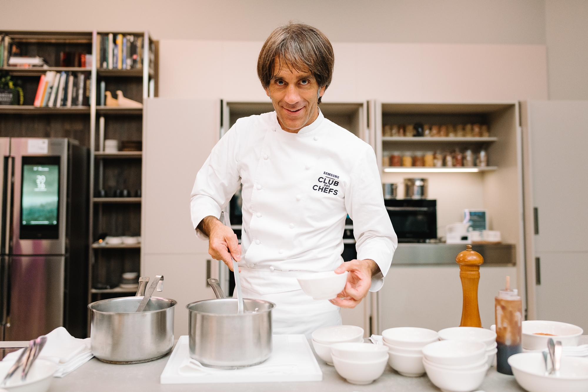 show cooking dello Chef Davide Oldani a Milano