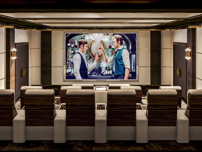 Luxury private cinema for home