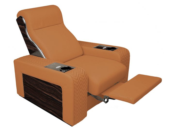 luxury reclining leather chair for home cinema