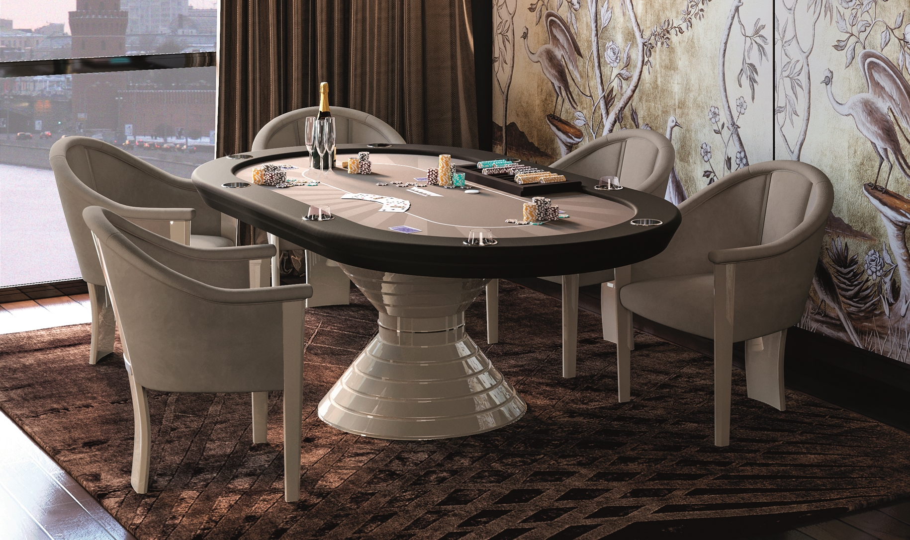 Poker Table  Herrenzimmer, Pokertisch, Poker