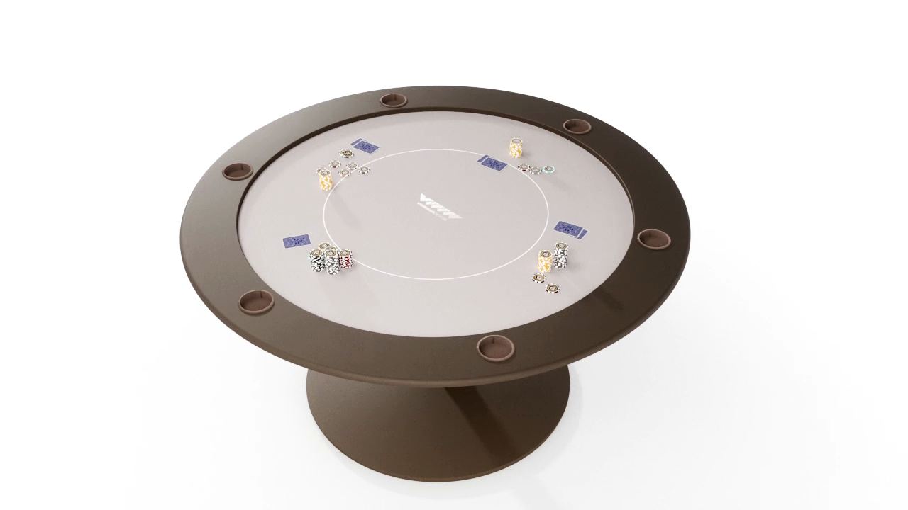 Vismara Design - Runder Pokertisch Asso Deluxe