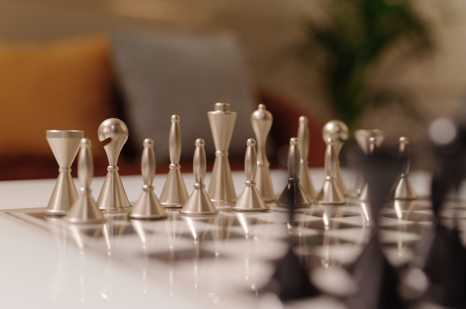 luxury chess table