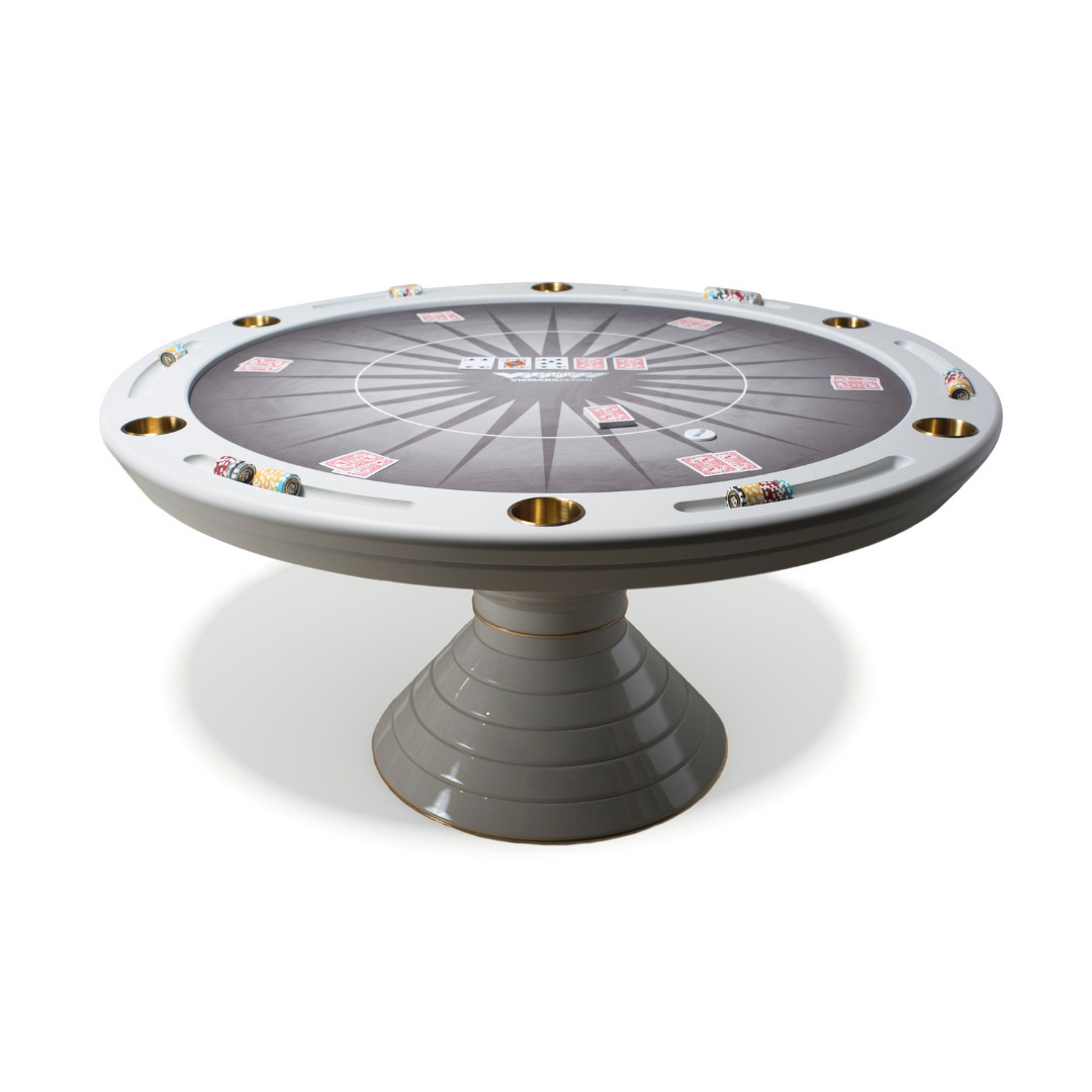 round poker table