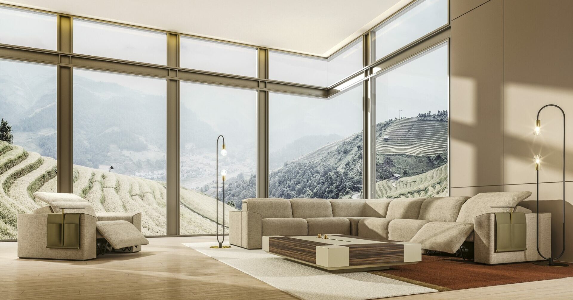 Salone del Mobile modular reclining sofa kubrik