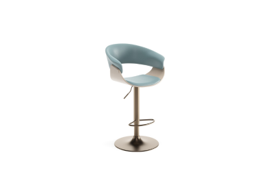 swivel stool padded made in italy