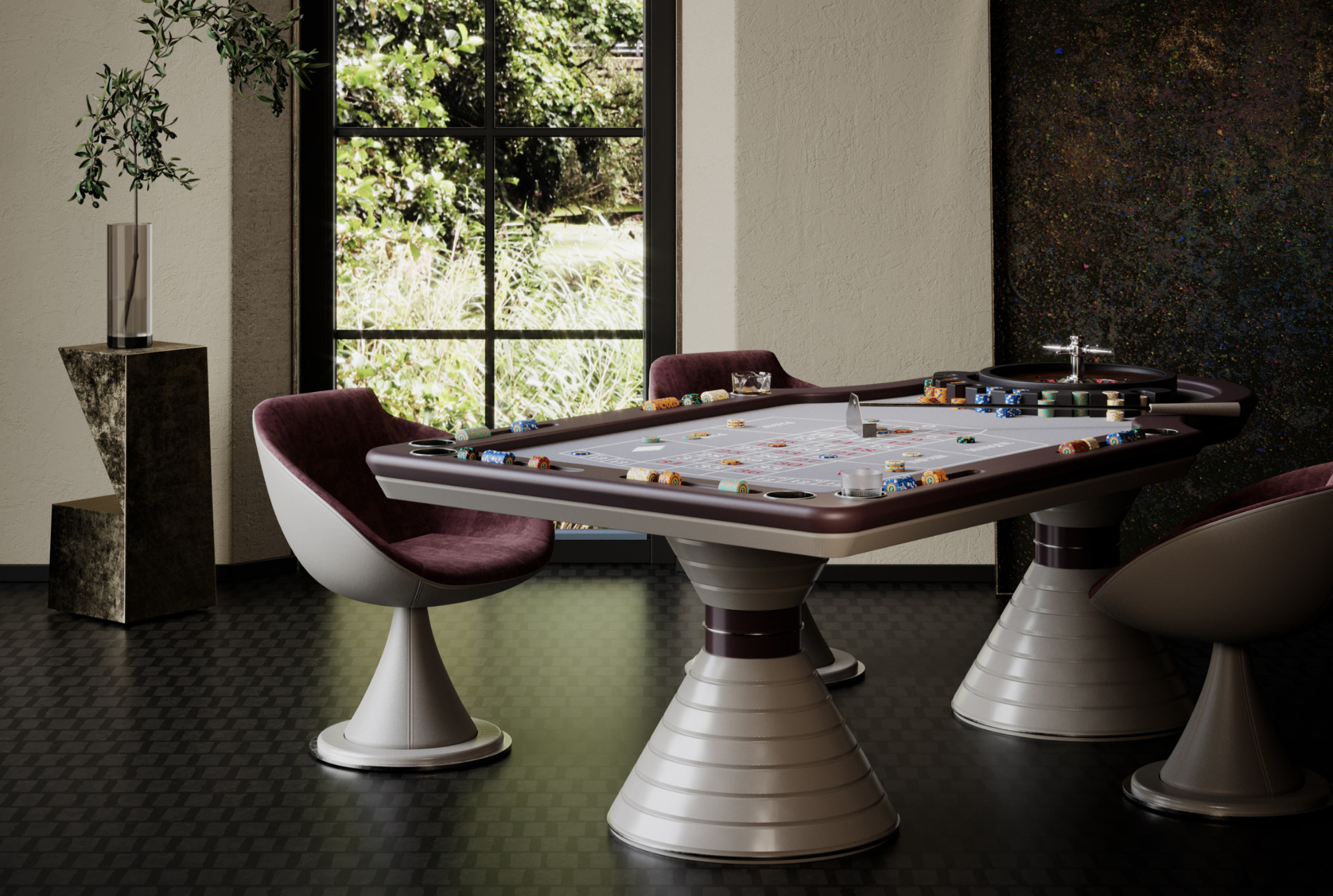 Roulette Table made in italy