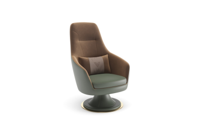 swivel armchair luxury made in italy