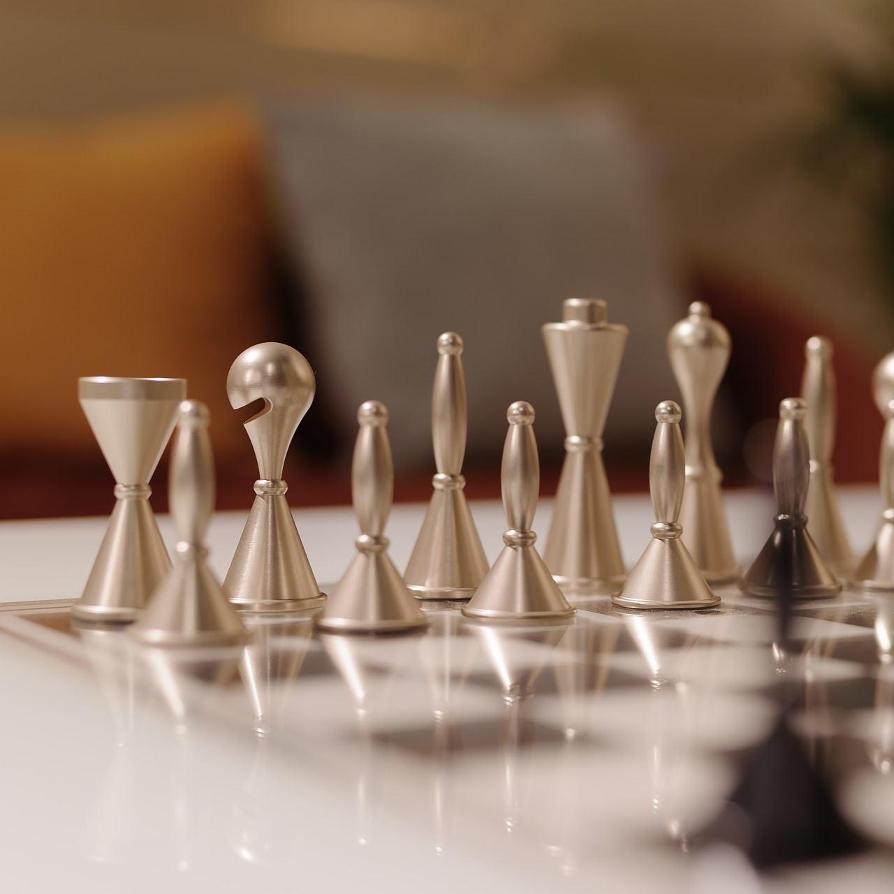 tavolo da scacchi di lusso made in italy