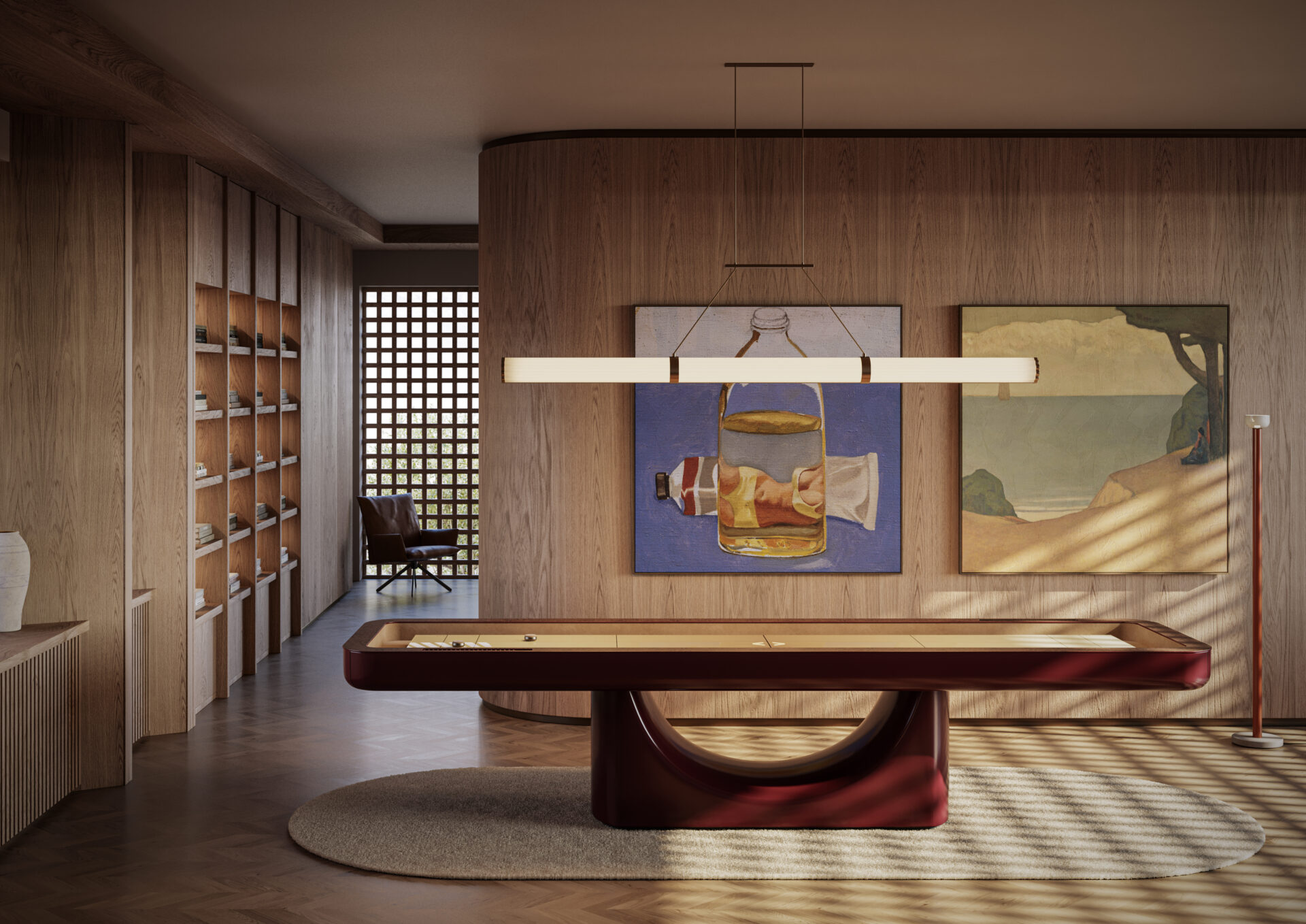 Shuffleboard table